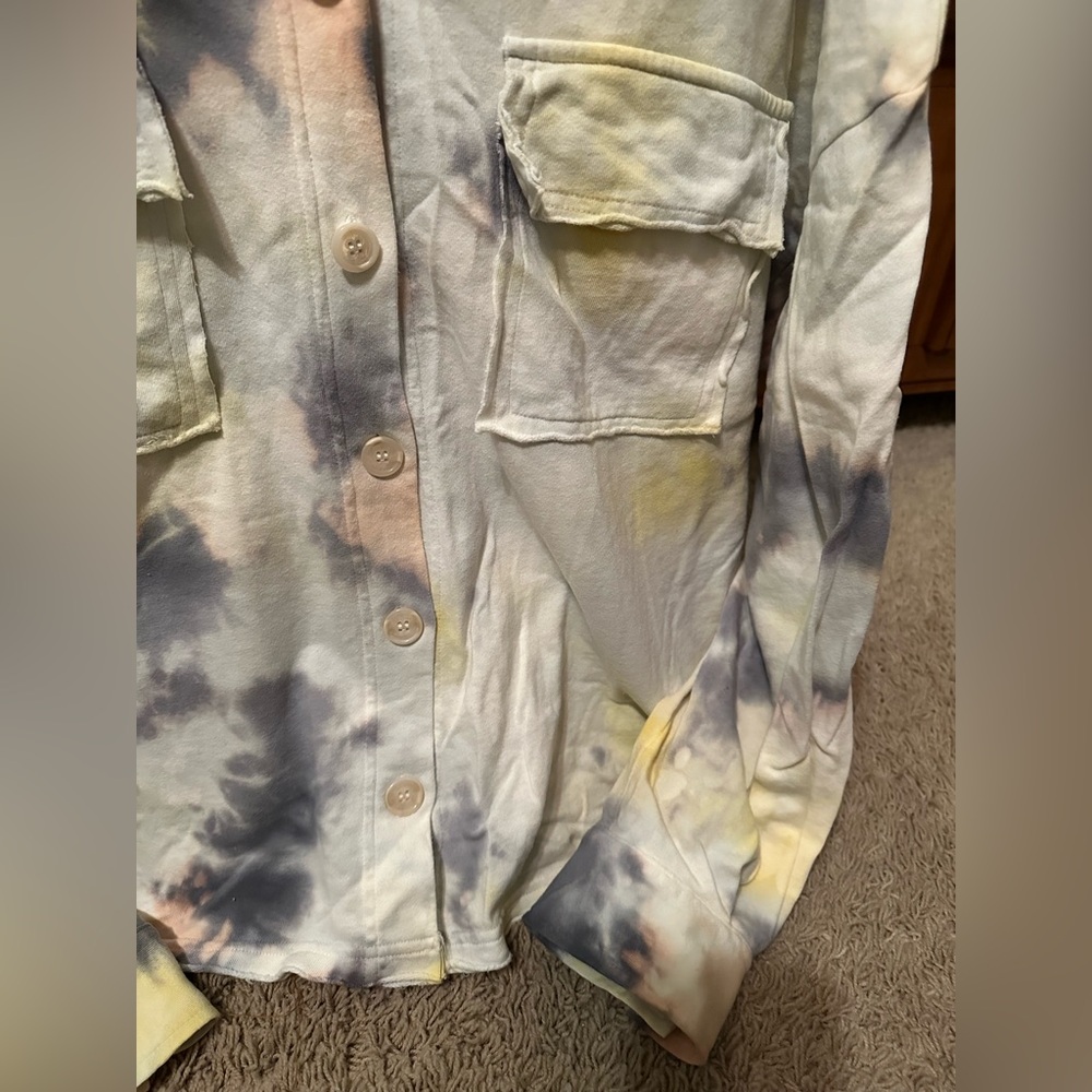 EASEL TIE DYE SHACKET - Picture 3 of 4